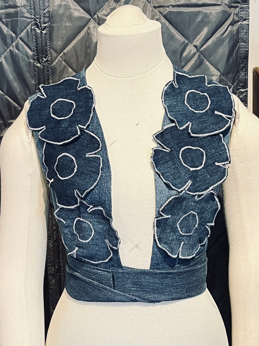 Crop Top fleur